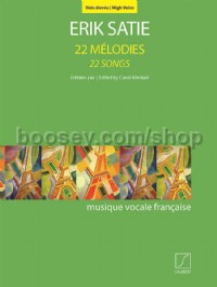22 Mélodies - 22 Songs (High Voice)
